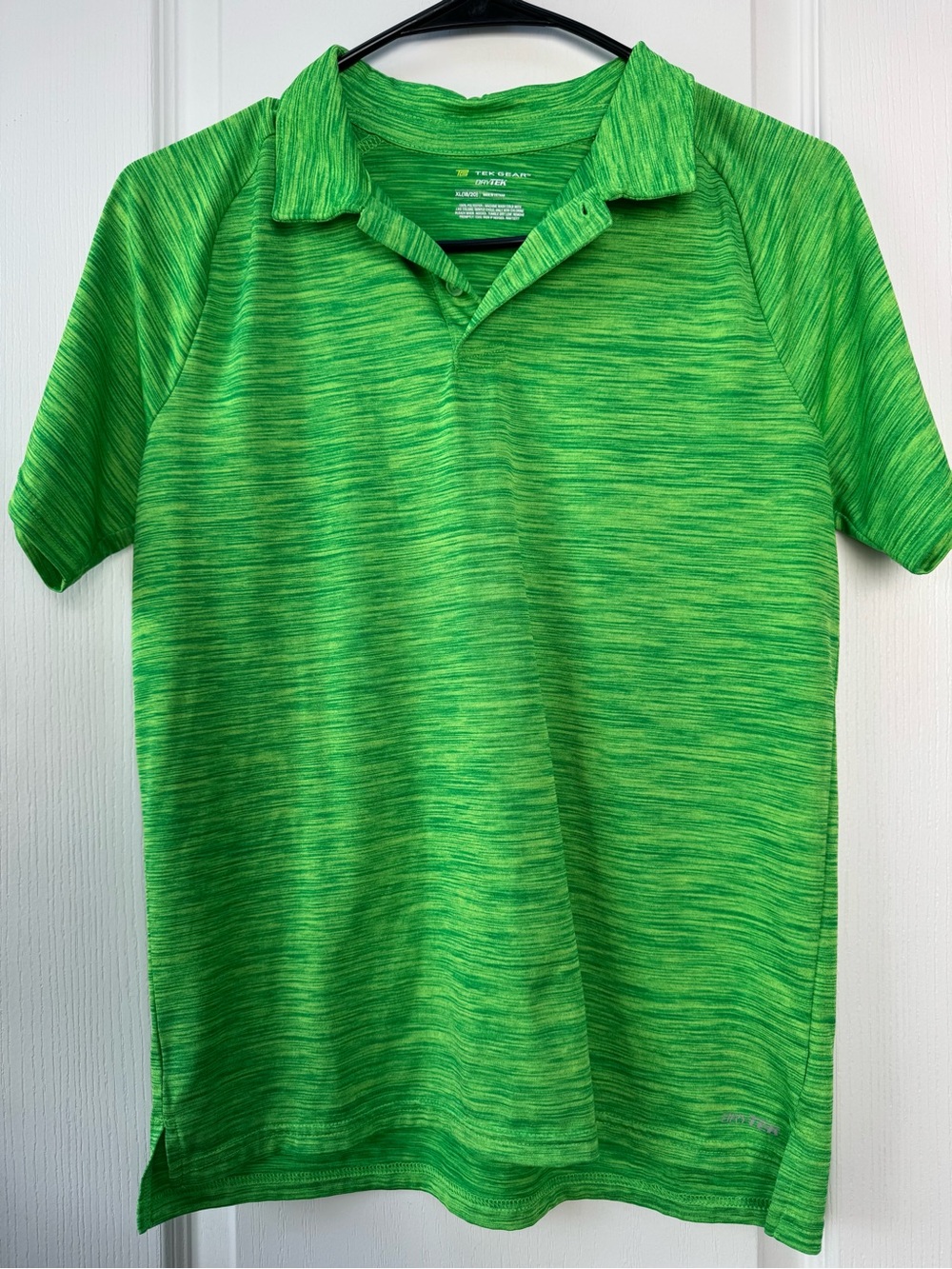 tek gear Green Space-Dye Polo Shirt